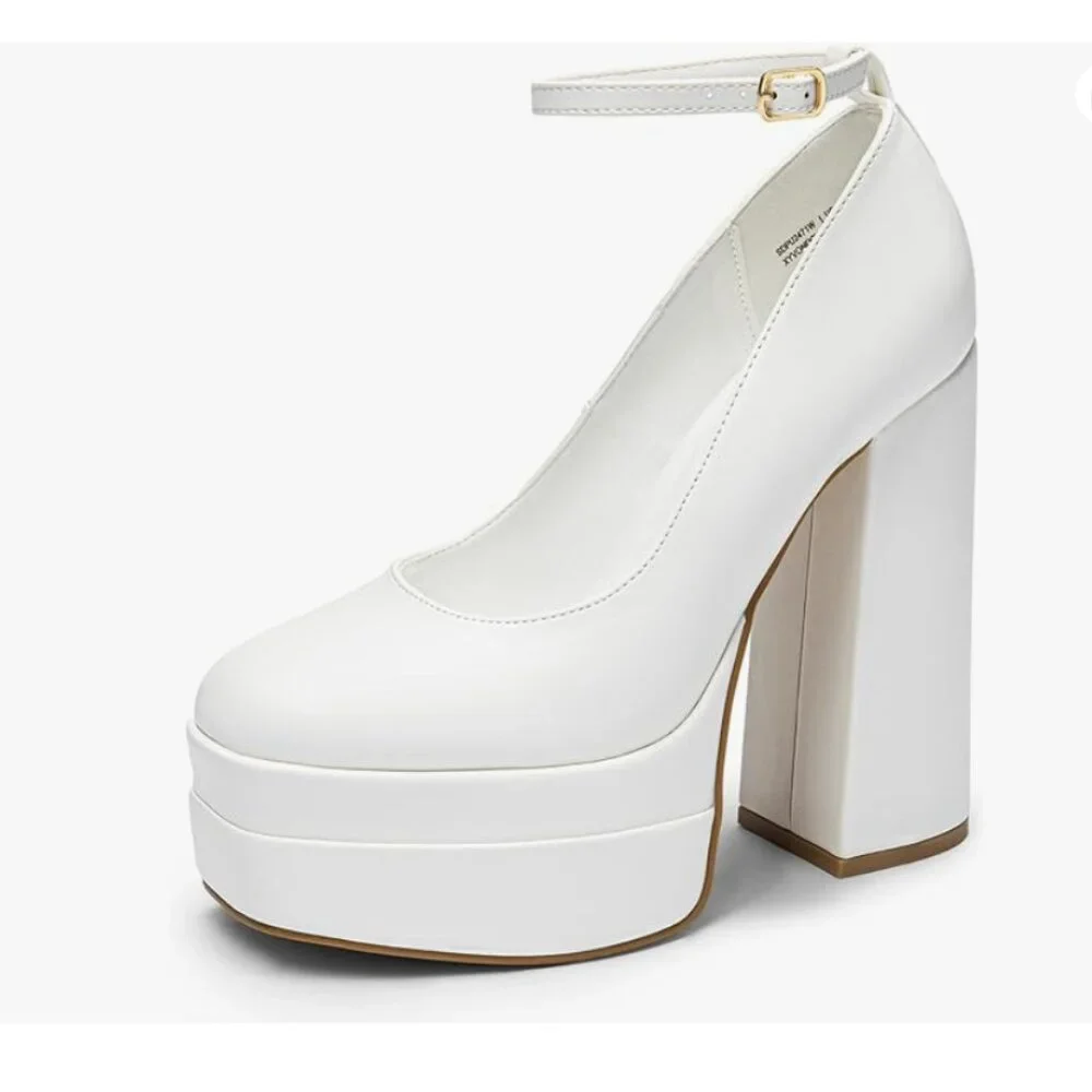 Women's High Heels Closed Toe  Platform